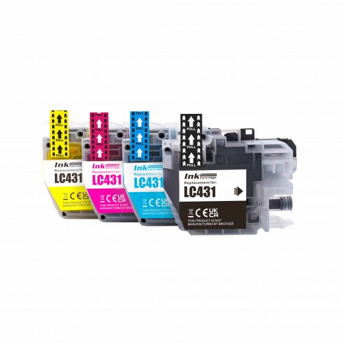 Brother LC431 full set Ink Cartridge Compatible Value pack