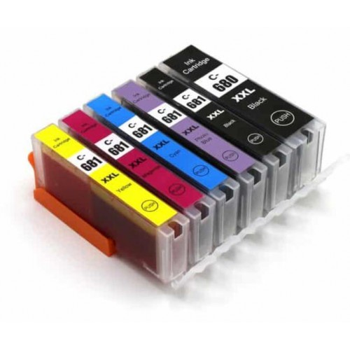 Compatible Canon PGI680XXL CLI681XXL x6 Ink Cartridge Full Set