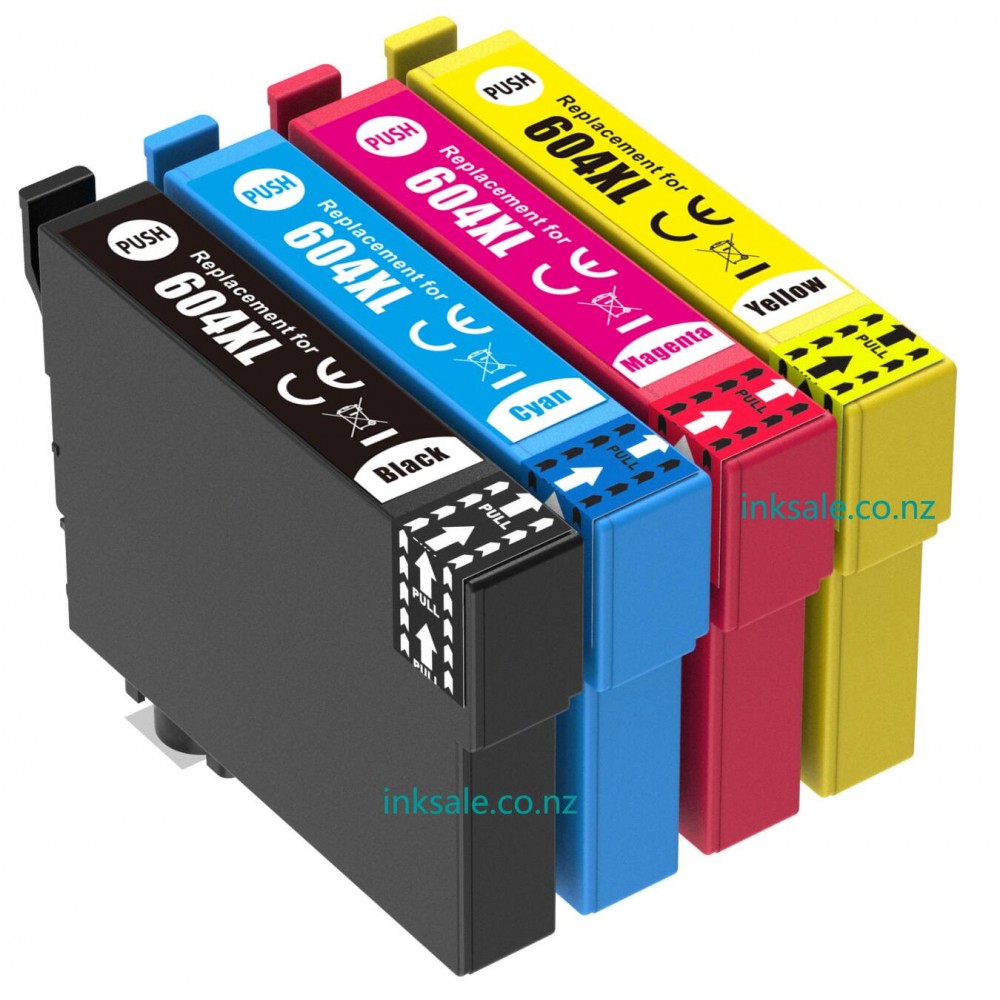 Epson 604XL Black + 604 XL Colour (C, M, Y) - Ink Cartridge Value Pack ...