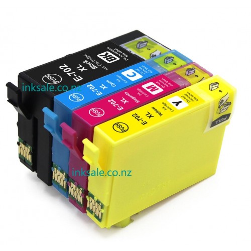 Epson 702XL BK+C+M+Y all XL Ink Cartridge Value Pack Compatible