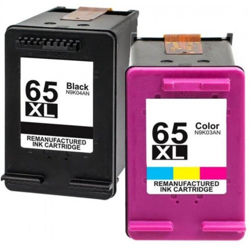 HP 65XL Black + TriColour Ink Cartridge Compatible