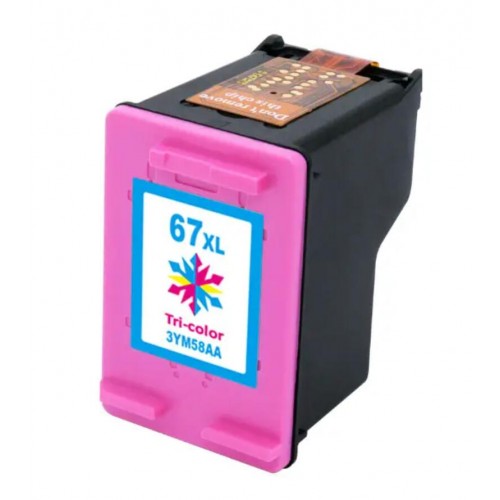 HP 67XL Colour / Tricolor Ink Cartridge Compatible