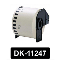 Brother DK11247 Black on White 103mm x 164mm 180 Labels - Compatible