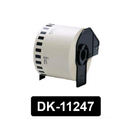 Brother DK11247 Black on White 103mm x 164mm 180 Labels - Compatible