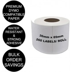 Dymo 99012 LW 36 x 89mm Compatible shipping  Labels